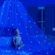 4U Stars Glow in the Dark Kids Mosquito Net Bed Canopy
